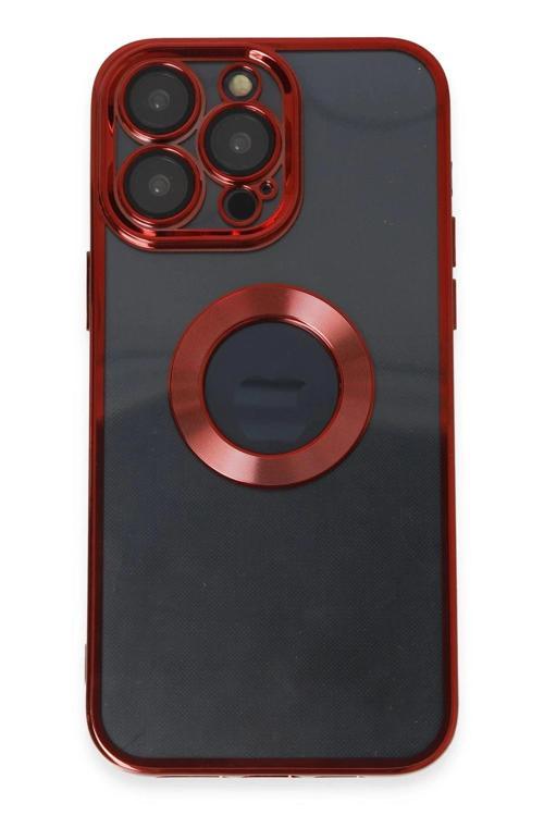 iPhone 14 Pro Kılıf Slot Silikon - Kırmızı