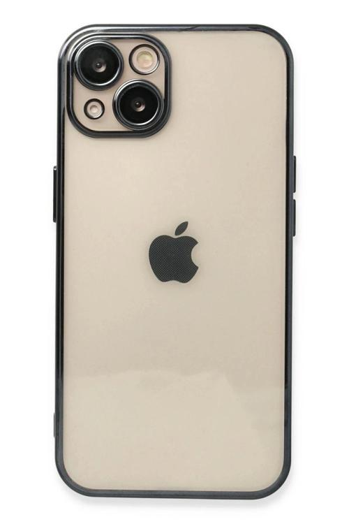 iPhone 13 Kılıf Razer Lensli Silikon - Siyah
