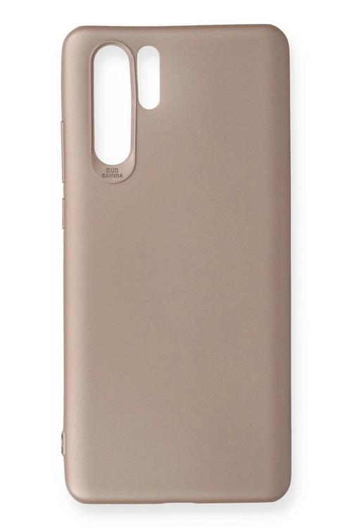 Huawei P30 Pro Kılıf First Silikon - Rose Gold