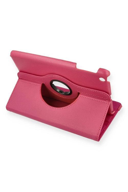 iPad Mini 1 Kılıf 360 Tablet Deri Kılıf - Pembe