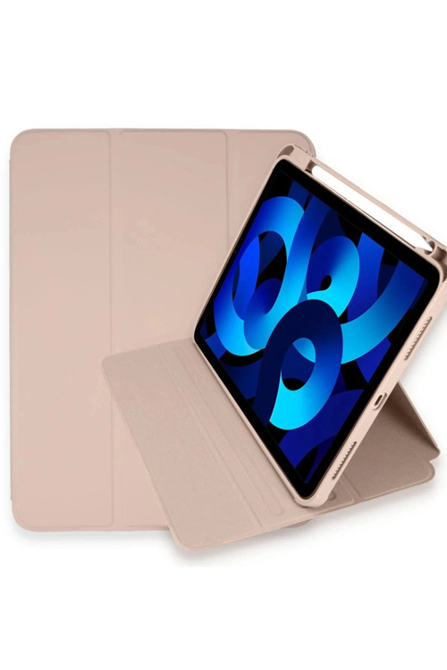 iPad Pro 11 (2021) Kılıf Starling 360 Kalemlikli Tablet Kılıf - Rose Gold