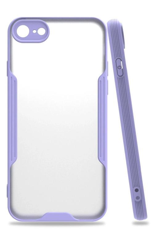 iPhone 7 Kılıf Platin Silikon - Lila