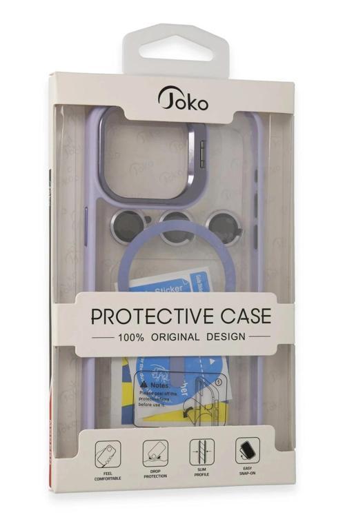 Joko iPhone 15 Pro Kılıf Roblox Lens Magsafe Standlı Kapak - Turuncu