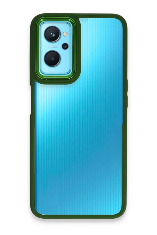 Realme 9i 4G Kılıf Dora Kapak - Haki Yeşil