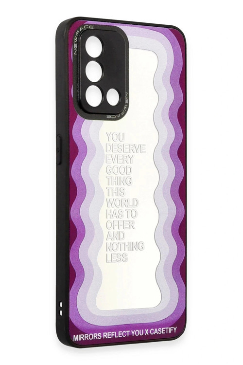 Oppo A74 4G Kılıf Mirror Desenli Kapak - Mirror - 5