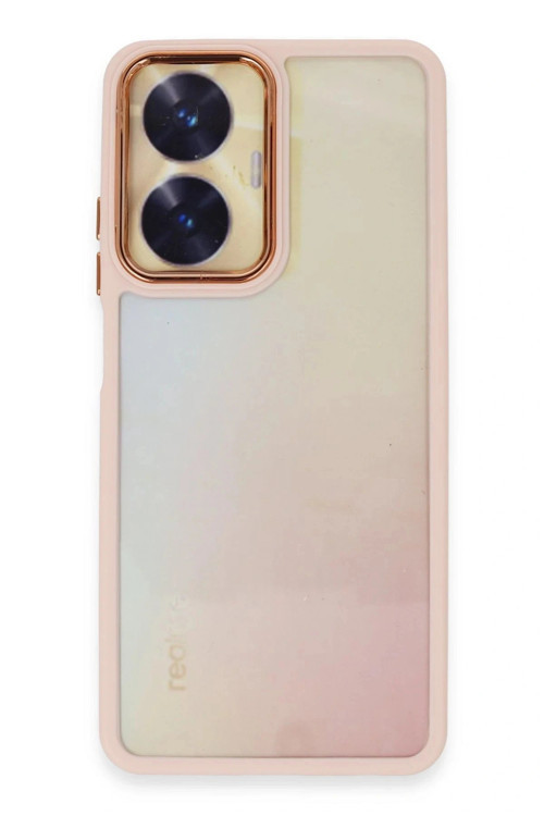 Realme C55 Kılıf Dora Kapak - Pudra