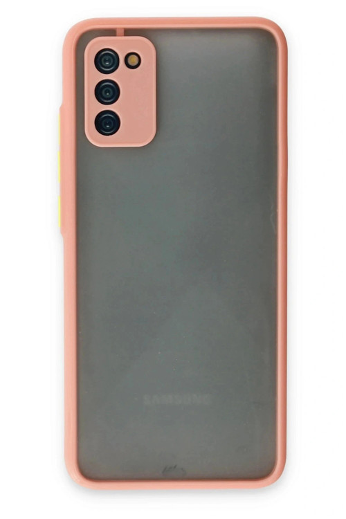 Samsung Galaxy A02S Kılıf Montreal Silikon Kapak - Pembe