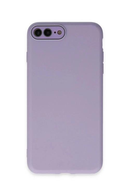 iPhone 7 Plus Kılıf Lansman Glass Kapak - Lila
