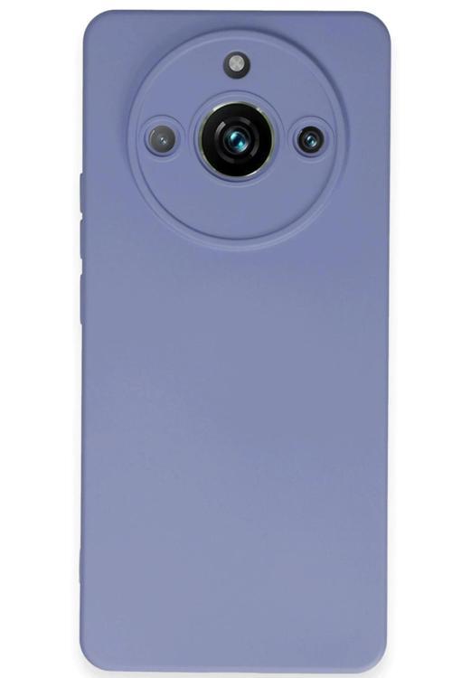 Realme 11 Pro Kılıf Nano içi Kadife Silikon - Lila