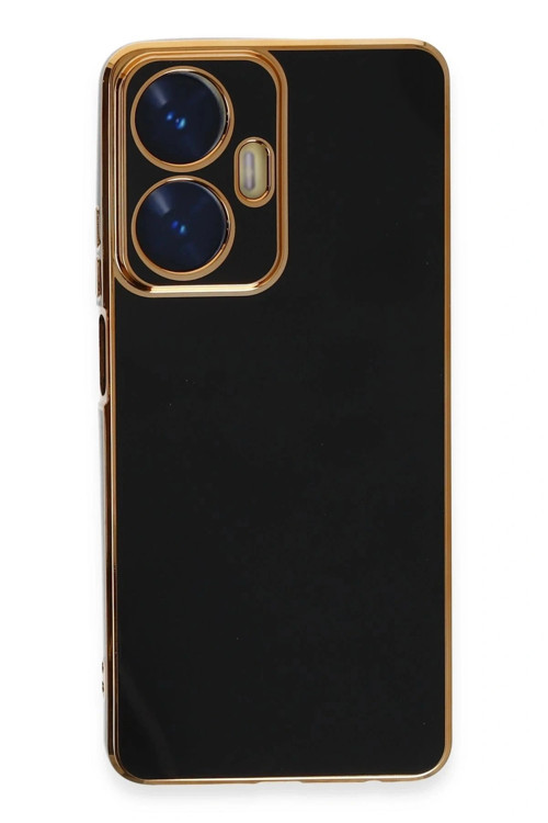 Realme C55 Kılıf Volet Silikon - Siyah