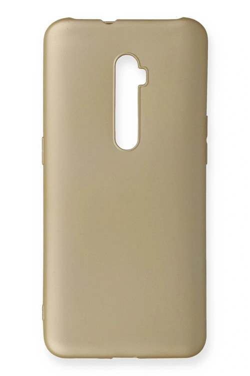 Oppo Reno 10X Kılıf First Silikon - Gold