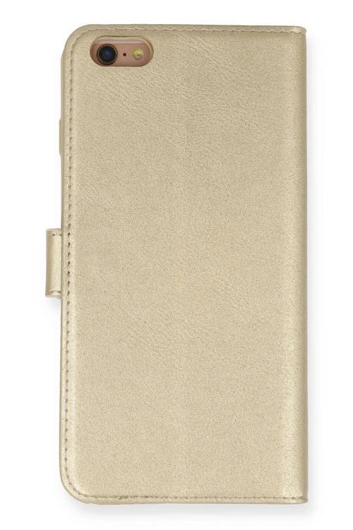 iPhone 6 Plus Kılıf Trend S Plus Kapaklı Kılıf - Gold