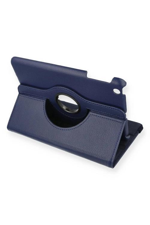 iPad Mini 1 Kılıf 360 Tablet Deri Kılıf - Lacivert