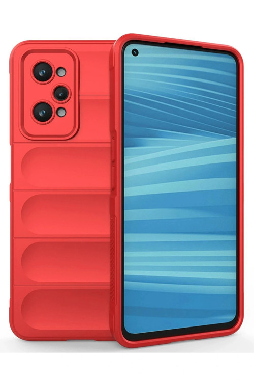 Realme GT2 5G Kılıf Optimum Silikon - Kırmızı