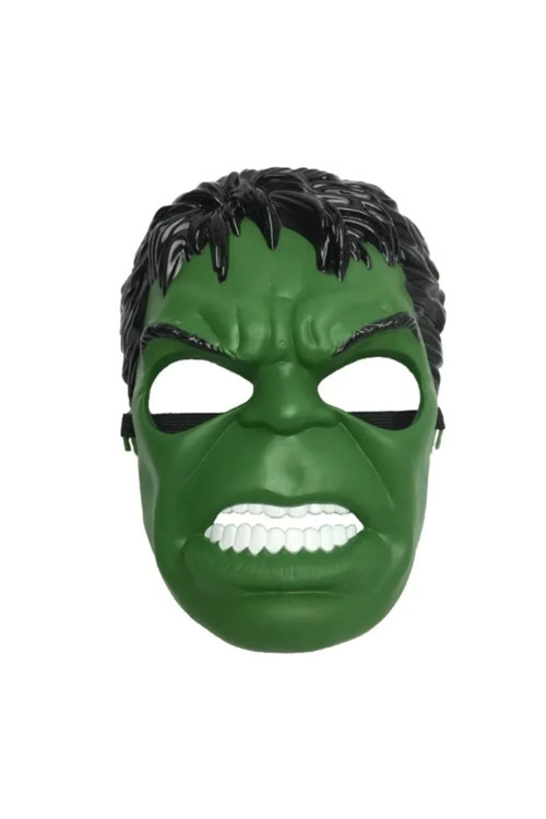 Yeşil Renk Süper Kahraman Dev Adam Hulk Maskesi - Lisinya