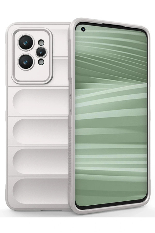 Realme GT2 Pro 5G Kılıf Optimum Silikon - Krem