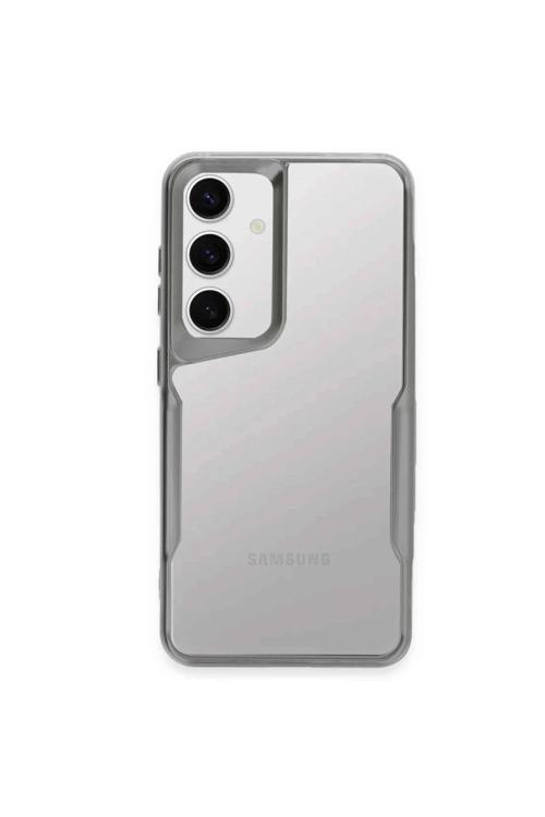 Samsung Galaxy A05S Kılıf Boyi Silikon Kapak - Gümüş
