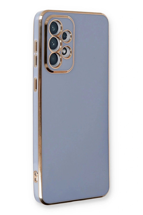 Samsung Galaxy A33 5G Kılıf Volet Silikon - Mavi