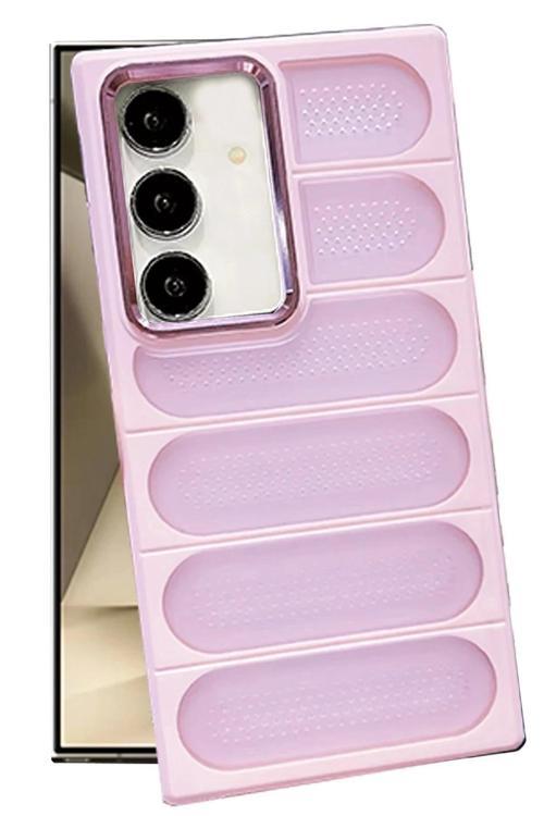 Samsung Galaxy S24 Kılıf Airmax Silikon Kapak - Pembe