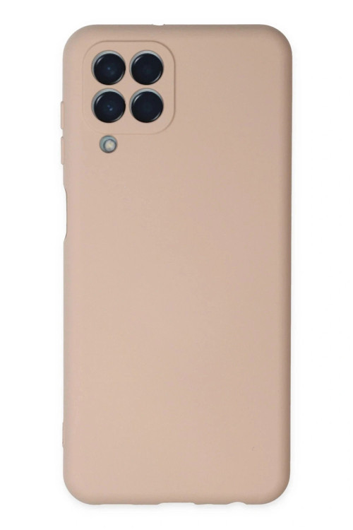 Samsung Galaxy M33 Kılıf Nano içi Kadife Silikon - Pudra