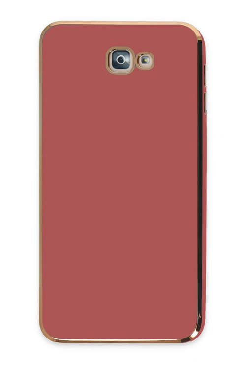 Samsung Galaxy J7 Prime Kılıf Volet Silikon - Kırmızı