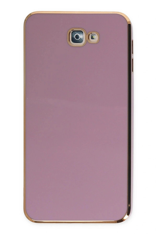 Samsung Galaxy J7 Prime Kılıf Volet Silikon - Mor