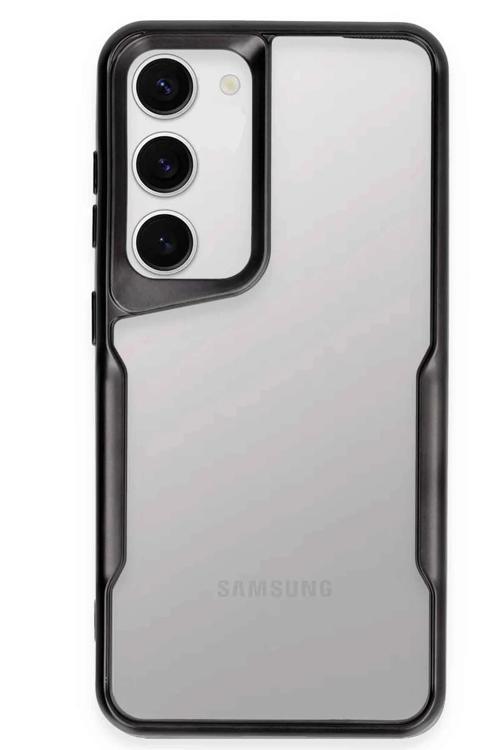 Samsung Galaxy S23 Kılıf Boyi Silikon Kapak - Siyah