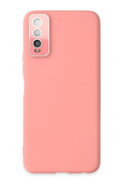 Vivo Y11S Kılıf Lansman Glass Kapak - Pembe