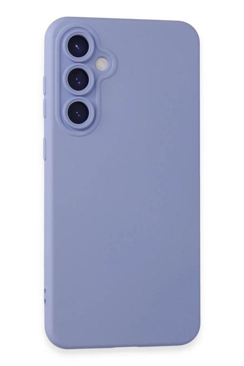 Samsung Galaxy S24 Kılıf Nano içi Kadife Silikon - Lila