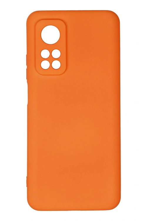Xiaomi Mi 10T Kılıf Nano içi Kadife Silikon - Turuncu