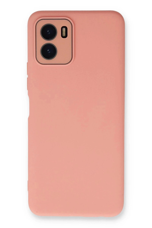 Vivo Y15S Kılıf Lansman Glass Kapak - Pembe