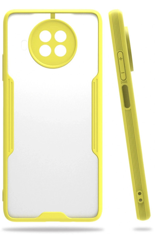 Xiaomi Mi 10T Lite Kılıf Platin Silikon - Sarı