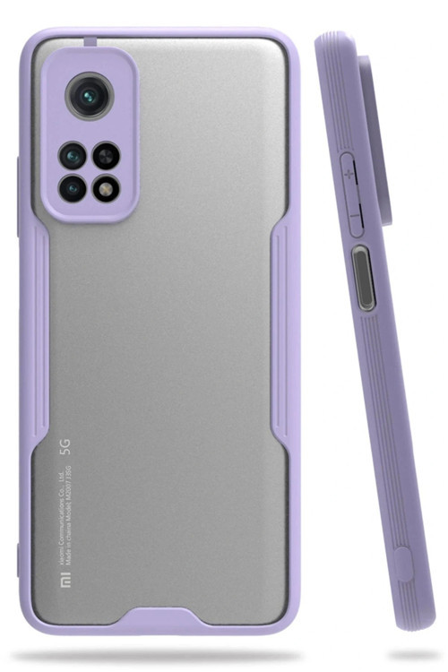 Xiaomi Mi 10T Pro Kılıf Platin Silikon - Lila