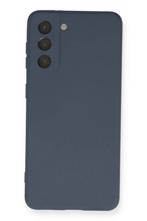 Samsung Galaxy S21 Kılıf Nano içi Kadife Silikon - Gri
