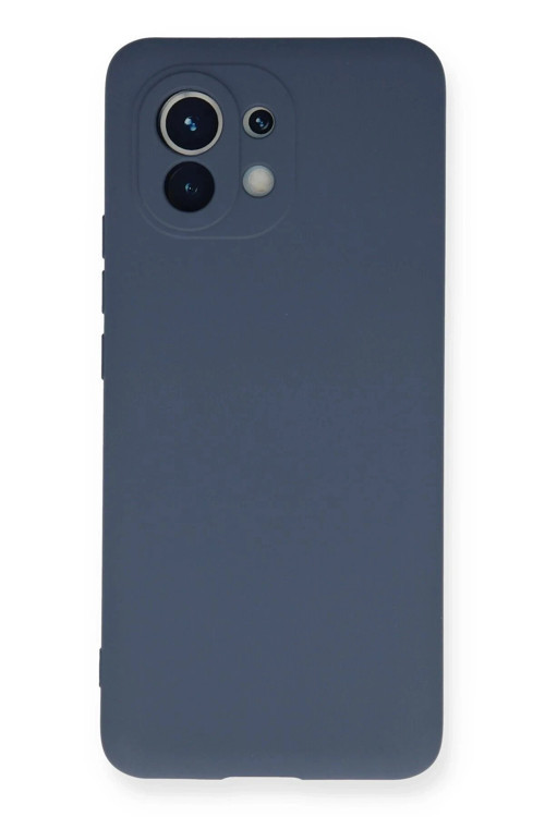 Xiaomi Mi 11 Kılıf Nano içi Kadife Silikon - Gri