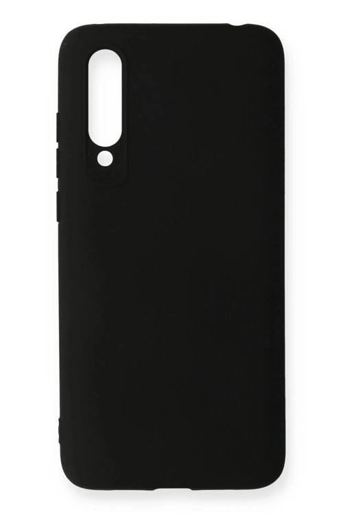 Xiaomi Mi 9 Lite Kılıf First Silikon - Siyah