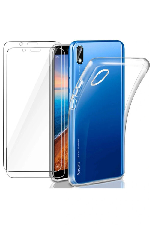 Xiaomi Redmi 7A Kılıf Lüx Şeffaf Silikon