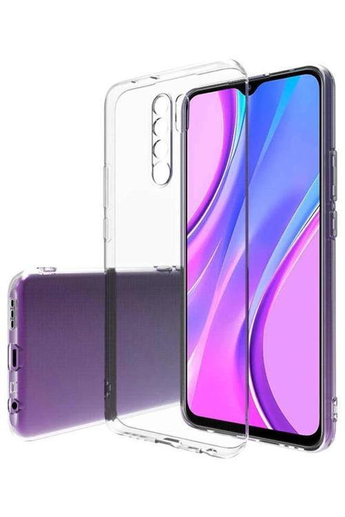 Xiaomi Redmi 9 Kılıf Lüx Şeffaf Silikon - Şeffaf