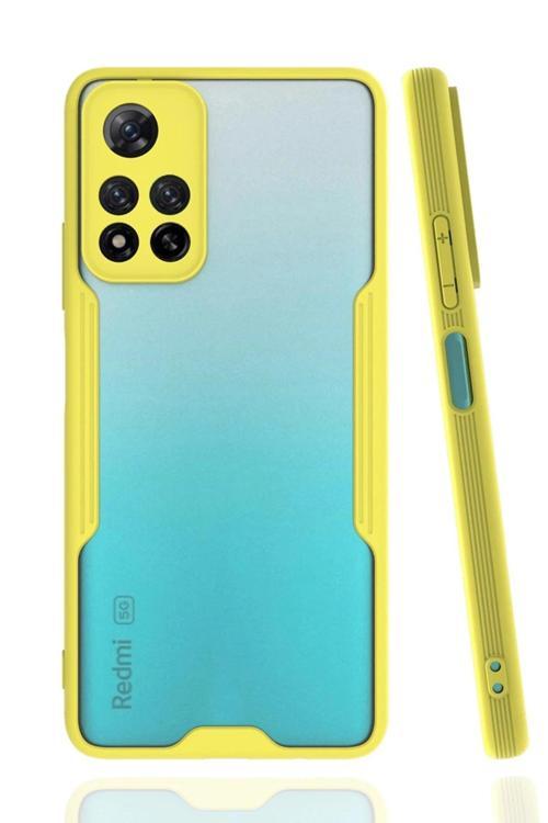 Xiaomi Redmi Note 11 Pro Plus 5G Kılıf Platin Silikon - Sarı