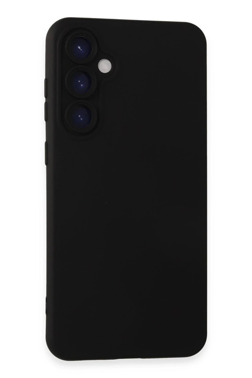 Samsung Galaxy S24 Plus Kılıf Nano içi Kadife Silikon - Siyah