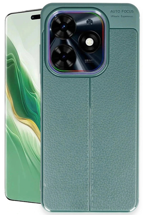 Tecno Spark 20 Pro Kılıf Auto Focus Kapak - Koyu Yeşil