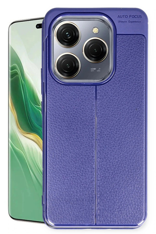 Tecno Spark 20 Pro Kılıf Auto Focus Kapak - Lacivert