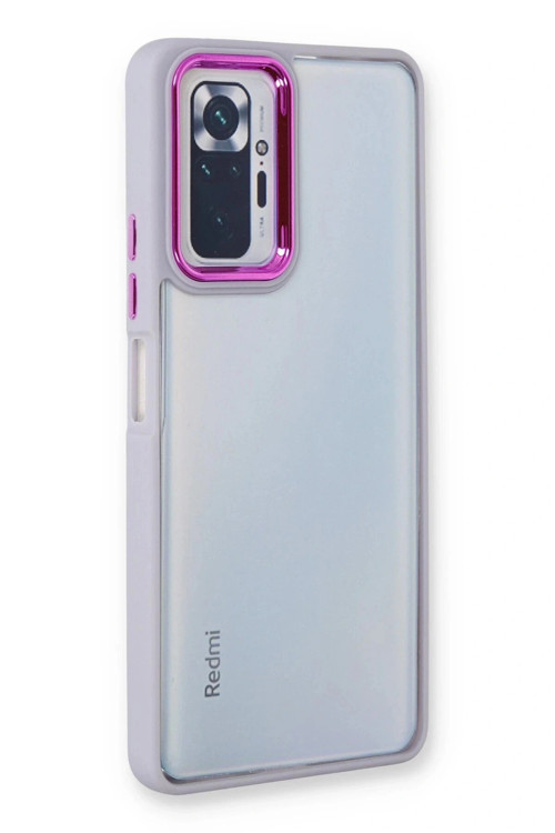 Xiaomi Redmi Note 10 Pro Kılıf Dora Kapak - Lila