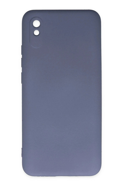 Xiaomi Redmi 9A Kılıf Nano içi Kadife Silikon - Gri