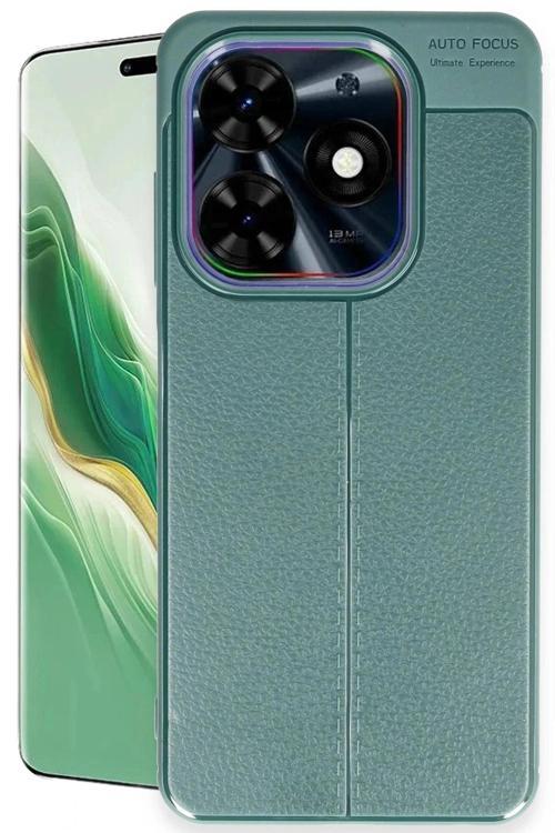 Tecno Spark Go 2024 Kılıf Auto Focus Kapak - Koyu Yeşil