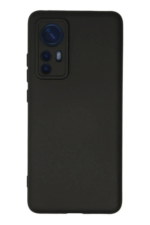Xiaomi Mi 12 Kılıf Nano içi Kadife Silikon - Siyah