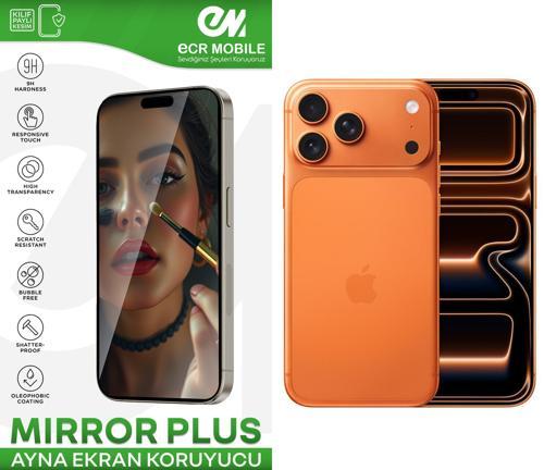Iphone 17 Pro Max ile Uyumlu Esnek Ayna(Mirror) 9H Nano Ekran Koruyucu