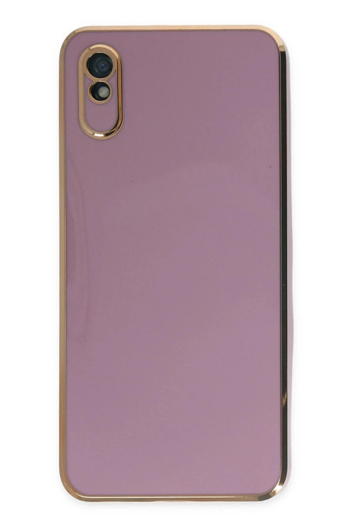 Xiaomi Redmi 9A Kılıf Volet Silikon - Mor