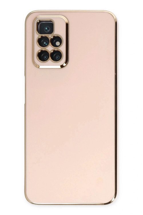 Xiaomi Redmi 10 2022 Kılıf Volet Silikon - Pembe