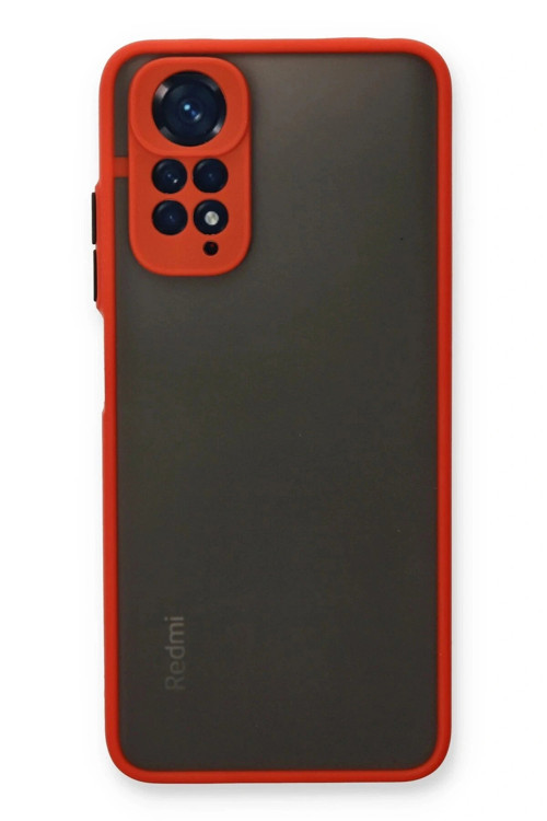 Xiaomi Redmi Note 11 Kılıf Montreal Silikon Kapak - Kırmızı